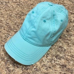 American Eagle Outfitters Hat/Cap. Adjustable   Light Aqua Blue. EUC. OS